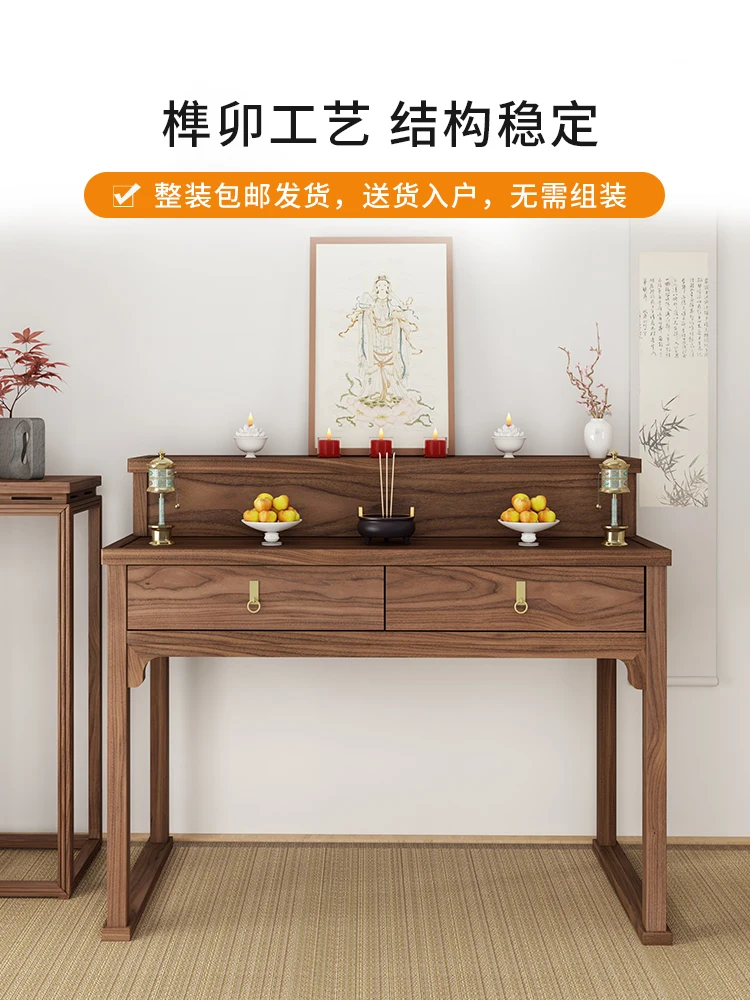 XL Алтарь, Стол для благовоний, Святилище Будды, Новый Стол в китайском стиле, Алтарь, Статуя Будды в гостиной, Молитвенный Алтарный столик, стол Изображение 1