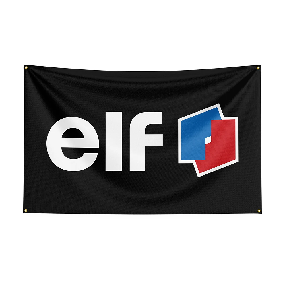 Флаг ELFs размером 3X5 футов, баннер гоночного автомобиля с принтом из полиэстера для декора, декор флага, баннер для украшения флага, баннер для флага Изображение 0