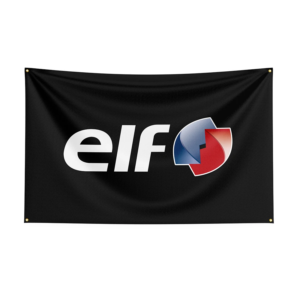 Флаг ELFs размером 3X5 футов, баннер гоночного автомобиля с принтом из полиэстера для декора, декор флага, баннер для украшения флага, баннер для флага Изображение 1