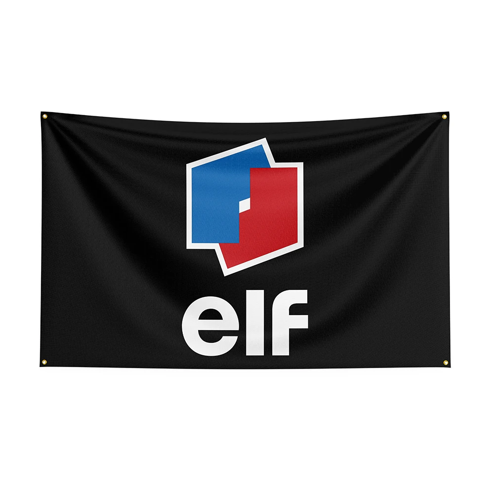 Флаг ELFs размером 3X5 футов, баннер гоночного автомобиля с принтом из полиэстера для декора, декор флага, баннер для украшения флага, баннер для флага Изображение 2