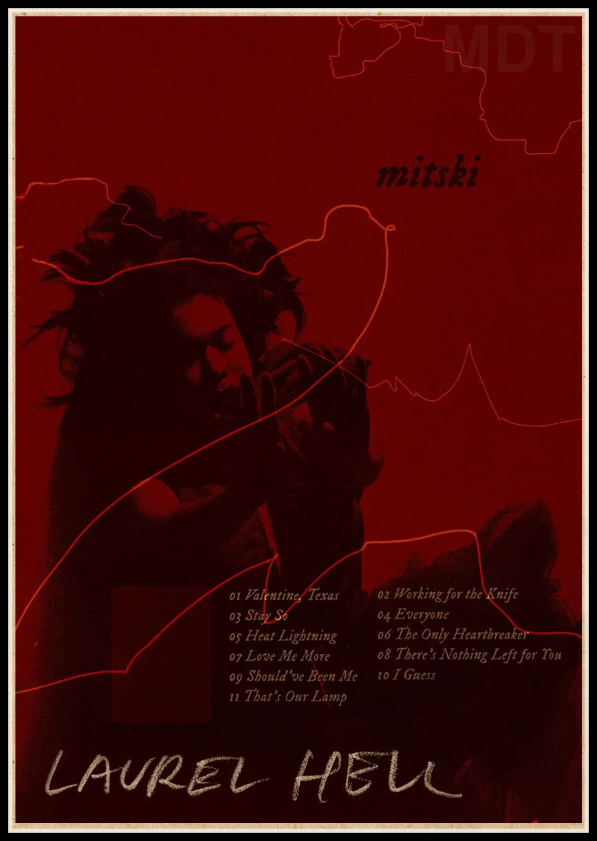 Плакат хип-хоп певицы Мицки 
