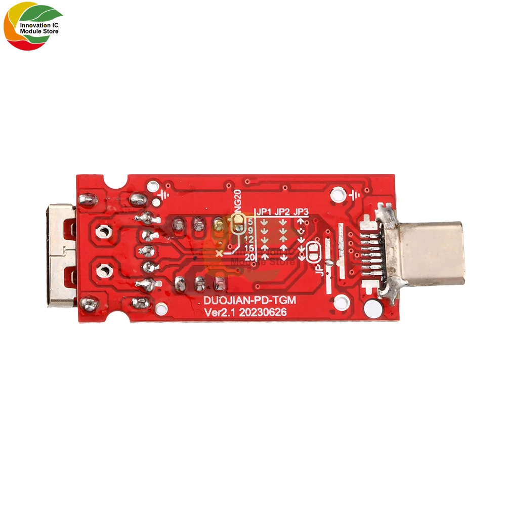 Type-C USB-C PD2.0 3.0 QC 2.0 от 3.0 до DC, модуль детектора подсадки для быстрой зарядки триггера опроса Изображение 4