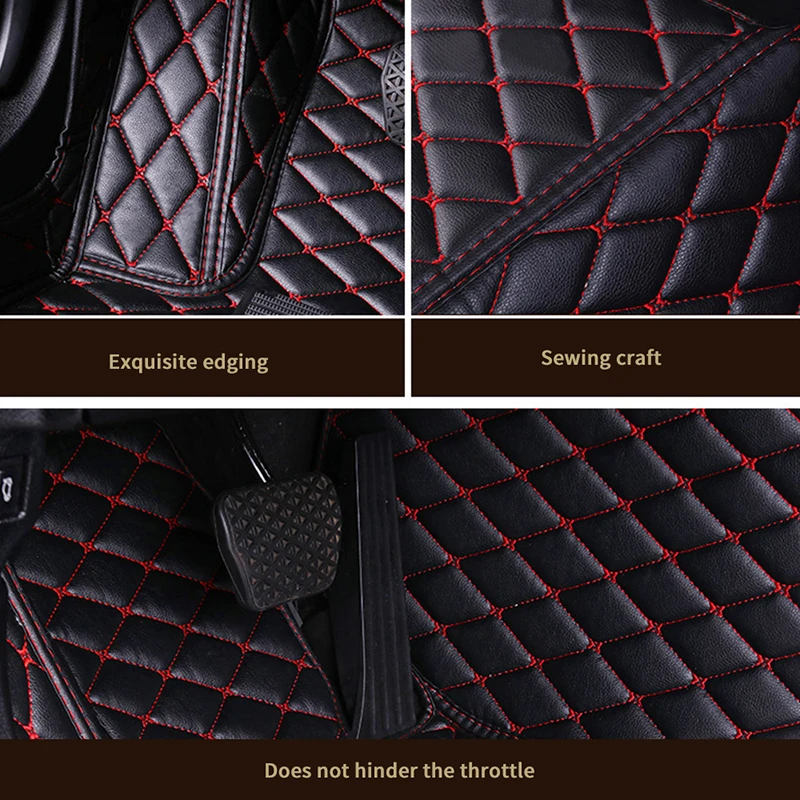 Автомобильные коврики на заказ для Geely Emgrand Ec7 2014-2015 года выпуска Автомобильные аксессуары Детали интерьера из искусственной кожи Изображение 4