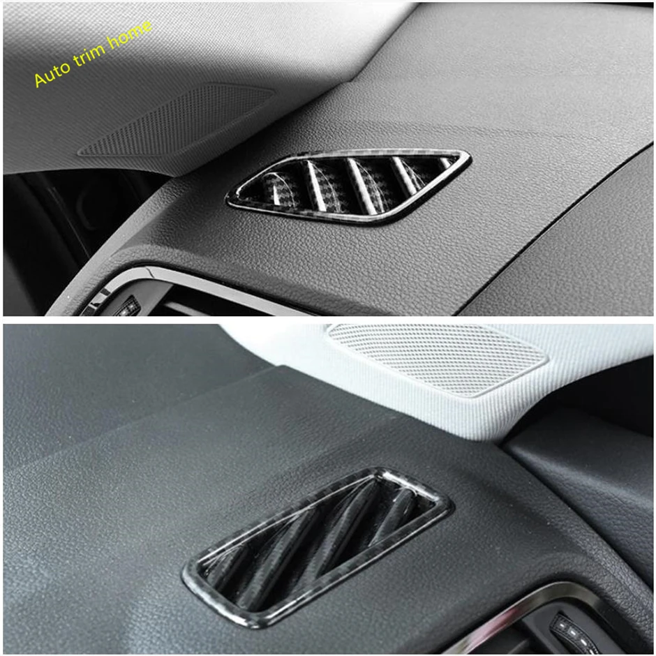 Декоративная рамка для вентиляционного отверстия на выходе кондиционера приборной панели, отделка крышки, пригодная для Audi Q3 2019-2023, аксессуары для стайлинга автомобилей Изображение 2