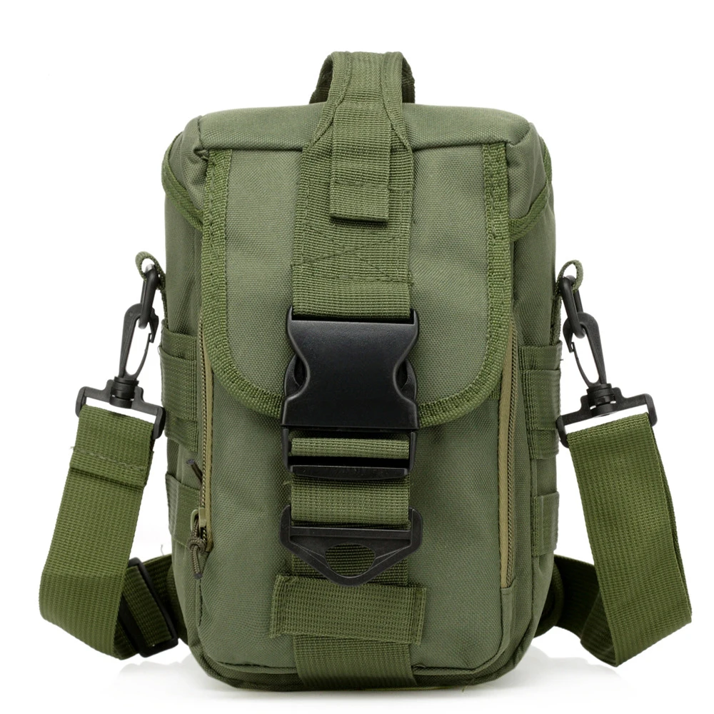 Тактическая водонепроницаемая сумка на открытом воздухе Армейская военная сумка EDC Molle для охоты, кемпинга, пешего туризма, сумка для хранения, Мужской рюкзак через плечо Изображение 0