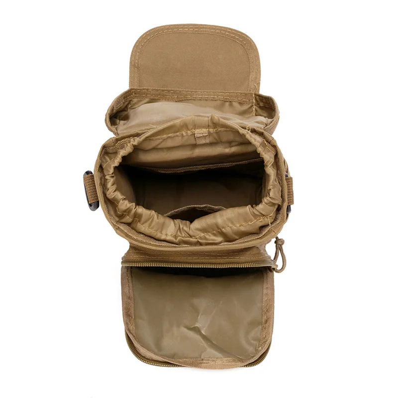 Тактическая водонепроницаемая сумка на открытом воздухе Армейская военная сумка EDC Molle для охоты, кемпинга, пешего туризма, сумка для хранения, Мужской рюкзак через плечо Изображение 4