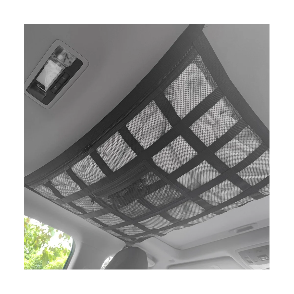 Универсальная сетка для хранения на крыше автомобиля, Сетчатый карман Для хранения На крыше автомобиля, Автомобильные Аксессуары Изображение 3