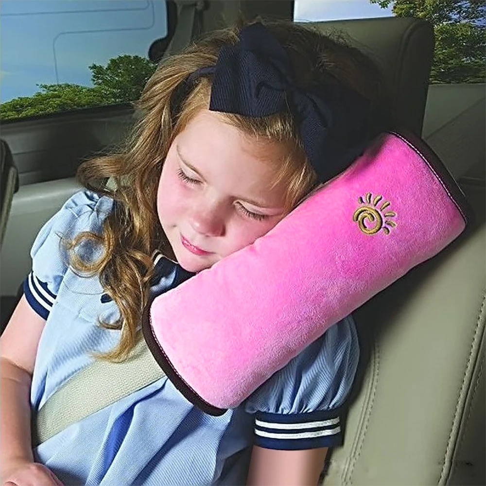 Детская подушка Автомобильные Ремни безопасности для детей Подушки Автокресло Защита от положения сна Регулируемая Подушка для ремня безопасности автомобиля для детей Изображение 0