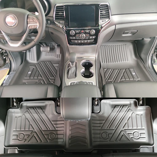 Использовать для Jeep Grand Cherokee изготовленный на заказ автомобильный всепогодный коврик для ног TPO, подходящий для автомобиля Cherokee, водонепроницаемый коврик для багажника, автомобильный коврик для пола Изображение 3