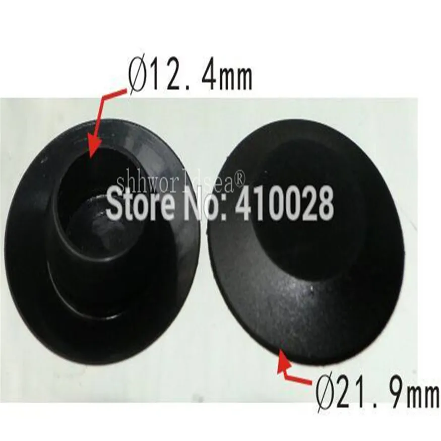 Shhworldsea 100шт бесплатная доставка полиэтиленовые черные заглушки для промывки авто пластиковые крепежи для автомобилей автомобильные зажимы Изображение 2