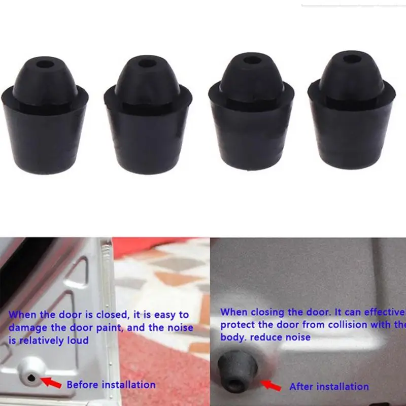 Универсальные Автомобильные Дверные Амортизаторы Крышка Буферной Накладки Резиновый Противоударный Стопорный Бампер Резиновый Для Hyundai Подлинный Бамперный Чехол Изображение 4