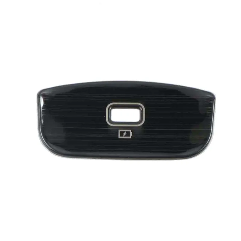 Для Hyundai Elantra CN7 2020-2022 Подлокотник салона автомобиля Задняя крышка USB-разъема Отделка рамы Молдинги Аксессуары из нержавеющей стали Изображение 3
