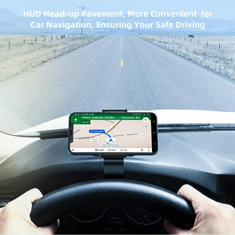Универсальный автомобильный держатель для телефона на приборной панели, простая подставка для крепления на зажиме, кронштейн для дисплея GPS, автомобильный держатель для iPhone 8 X Samsung XiaoMi Изображение 4