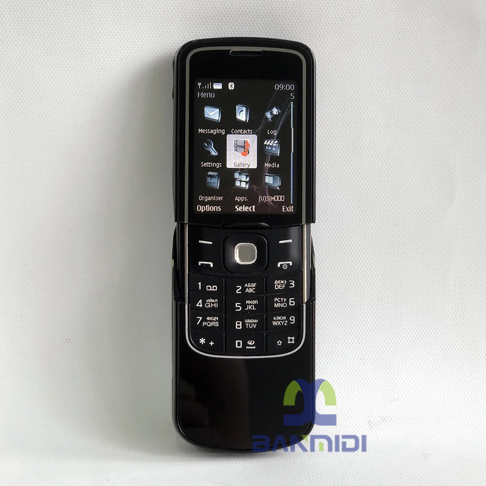 Оригинальный отремонтированный мобильный телефон 8600 Luna с разблокированной четырехдиапазонной клавиатурой GSM на арабском, русском и иврите, 2007 года выпуска, Германия Изображение 2