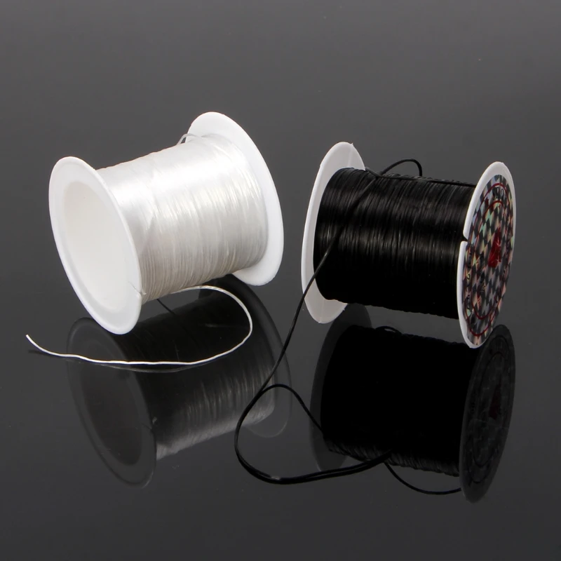 Украшения из бисера 0,8 мм Эластичный эластичный шнур для браслета, нитки для бисероплетения Изображение 2