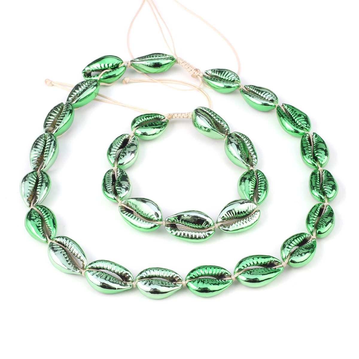Женские наборы ожерелий с натуральным пресноводным покрытием в виде ракушек, Романтические подарки Изображение 1