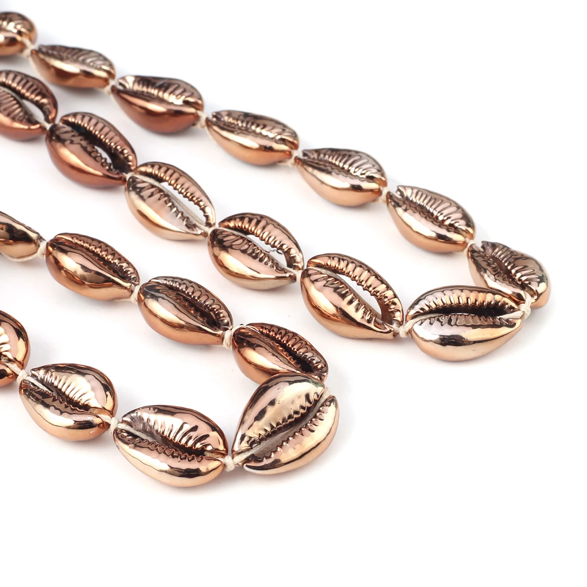 Женские наборы ожерелий с натуральным пресноводным покрытием в виде ракушек, Романтические подарки Изображение 4