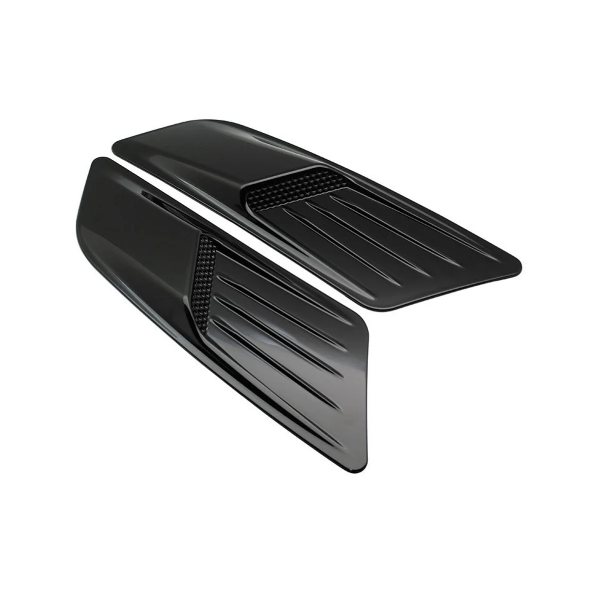 Новая модификация капота с фальшивым воздуховыпуском для Ford Mustang Piano Black, Универсальный воздуховыпуск для капота Изображение 0