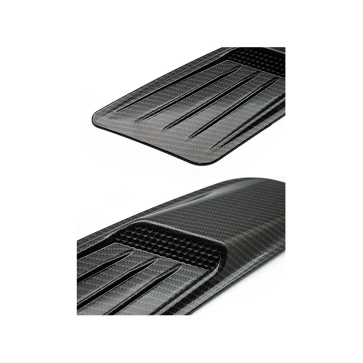 Новая модификация капота с фальшивым воздуховыпуском для Ford Mustang Piano Black, Универсальный воздуховыпуск для капота Изображение 1