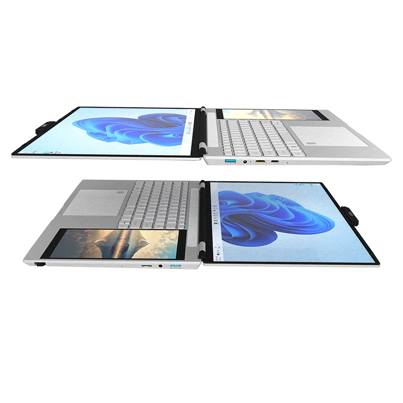 Бизнес-ноутбук с двумя экранами 15,6 