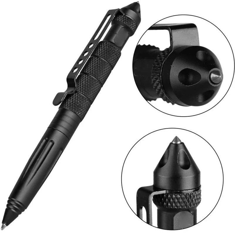 Новые высококачественные Шариковые ручки тактической защиты цвета металла 502, Гелевые чернила для офиса школьников Изображение 2