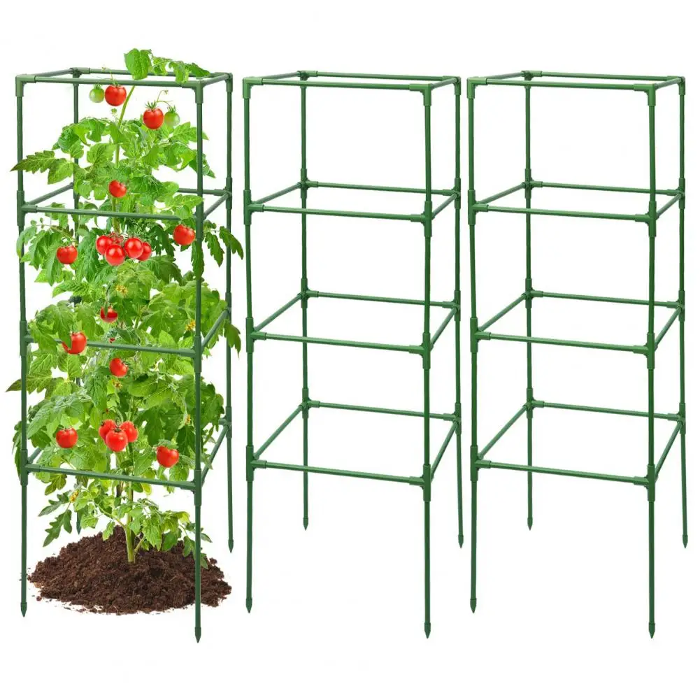 1 комплект Удобная садовая решетка с длительным сроком службы Прочные несущие Садовые вьющиеся растения Шпалера для помидоров Вьющиеся растения Изображение 0