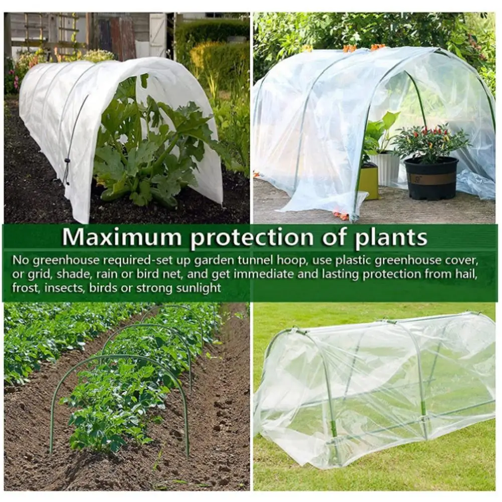 1 комплект полезной защитной сетки, Многоразовая сетка для растений, эффективная блокирующая Защитная Садовая сетка для защиты растений от комаров Изображение 5