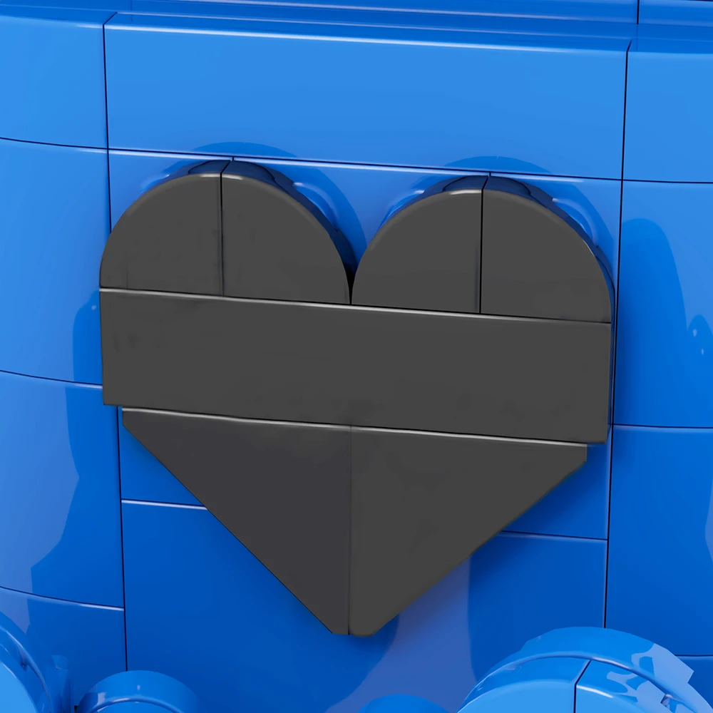 Приключенческая игра MOOXI Banban Blue Monster DIY Block Развивающая Игрушка для детей В Подарок Строительный кирпич Из сборных деталей MOC1284 Изображение 3