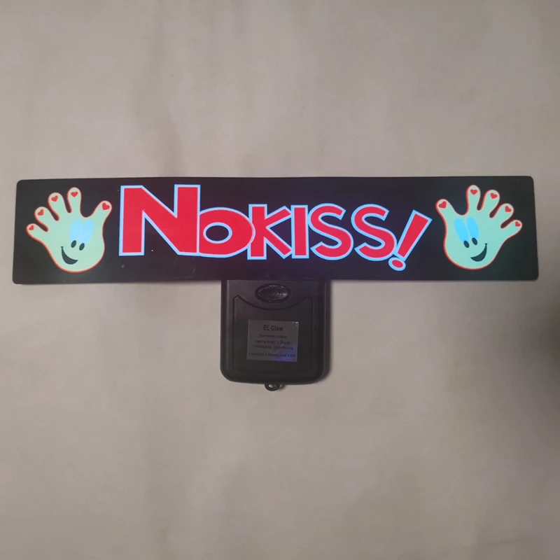 Светящаяся панель Nokiss, Светоизлучающее Окно, Наклейка на гоночный автомобиль, Ветровое стекло, Декоративные светодиодные детали Изображение 1