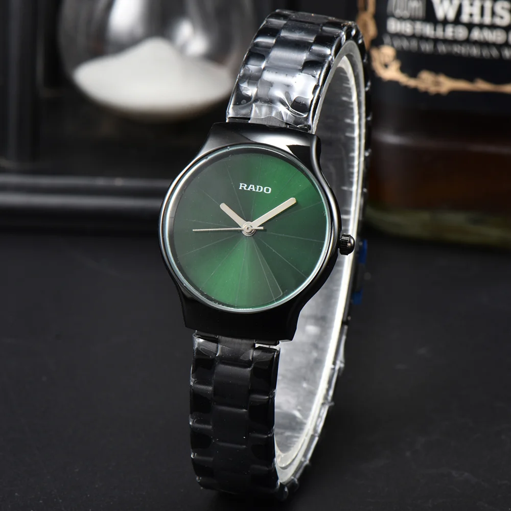 Лучшие продажи Оригинальных часов Rado в классическом стиле, женские часы из нержавеющей стали, простые модные часы, качественные спортивные водонепроницаемые часы AAA Изображение 4