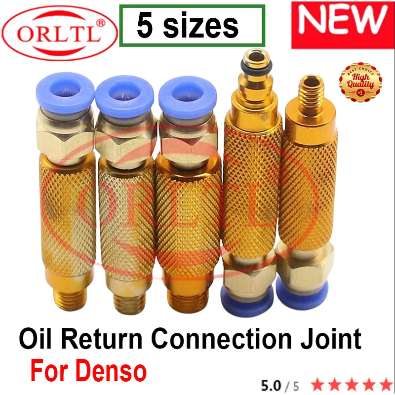 ORLTL Новый инжектор Common Rail с внешним соединением возврата масла, Ремонт шарниров, Диагностические инструменты для BOSCH DENSO 5 шт./КОР. Изображение 0