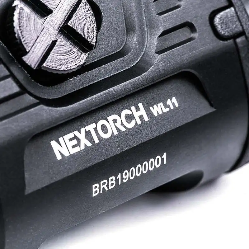 Мощный тактический фонарь Nextorch WL11 на рейке, дальность действия 650 люмен 130 м, батарея 16340, подходит для направляющих Picatinny и GLOCK Изображение 4
