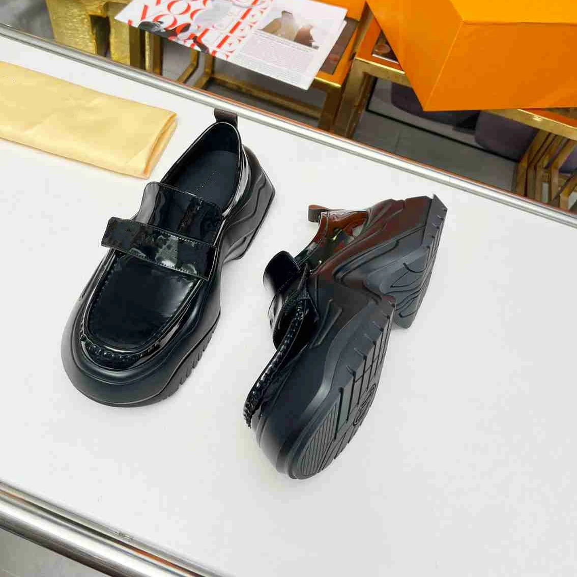 Chaussures Femme Ete 2023; Модная Женская Обувь; Элегантные Вечерние Женские туфли-лодочки 2023 года; Лоферы INS На высоком каблуке; Zapatos Mujer Изображение 2