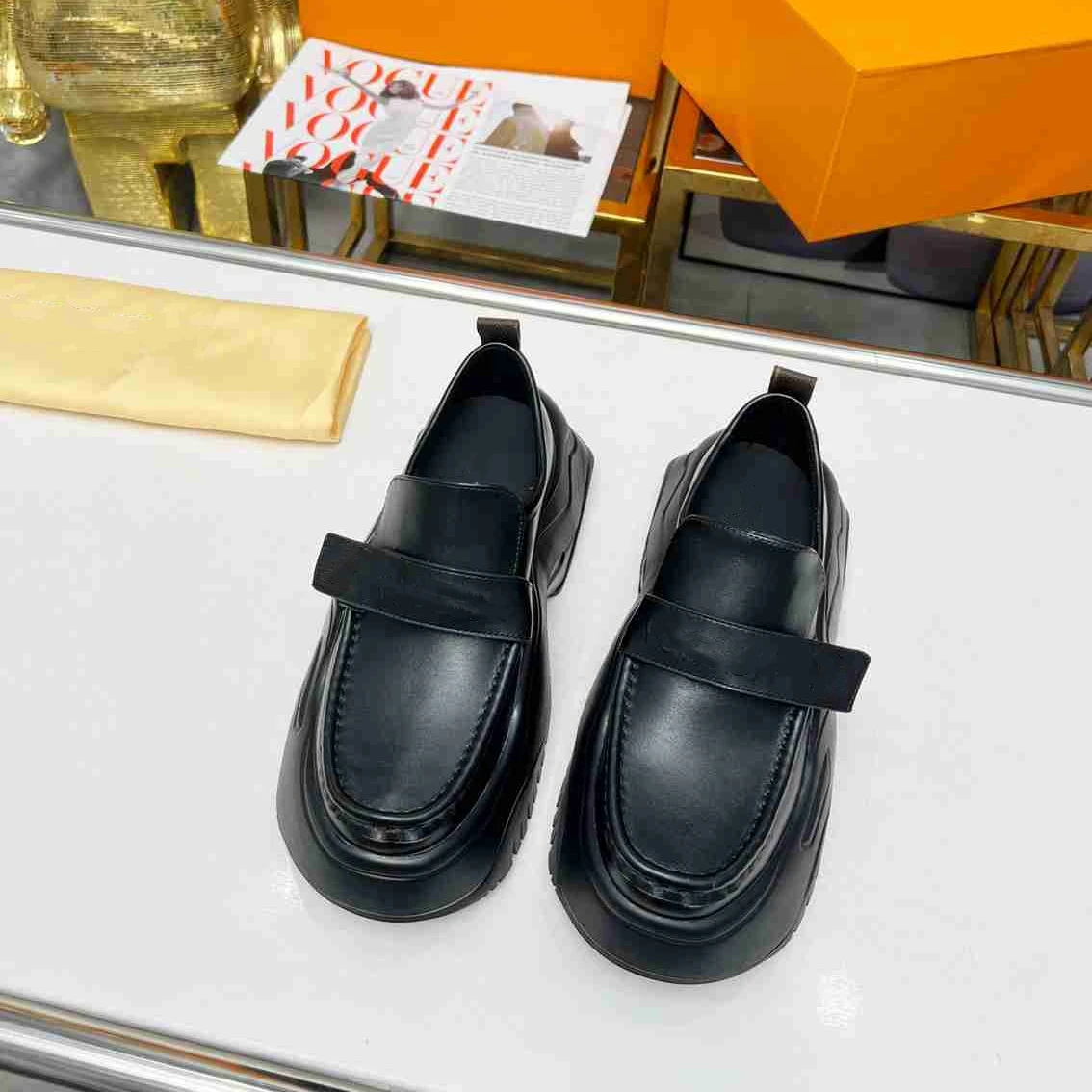 Chaussures Femme Ete 2023; Модная Женская Обувь; Элегантные Вечерние Женские туфли-лодочки 2023 года; Лоферы INS На высоком каблуке; Zapatos Mujer Изображение 5