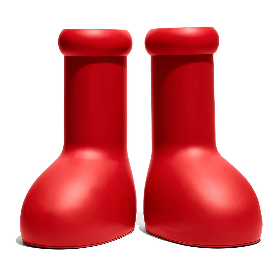 Мультяшные милые непромокаемые ботинки Ollymurs, красные армейские ботинки, креативные женские нескользящие ботинки унисекс, Красные ботинки большого размера Изображение 1
