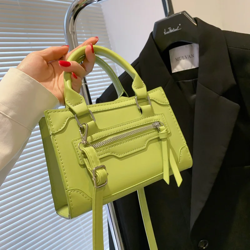 Дизайнерская сумка класса люкс 2023, Новая стильная женская сумка, кожаная женская сумка, модные однотонные сумки через плечо высокого качества Изображение 0