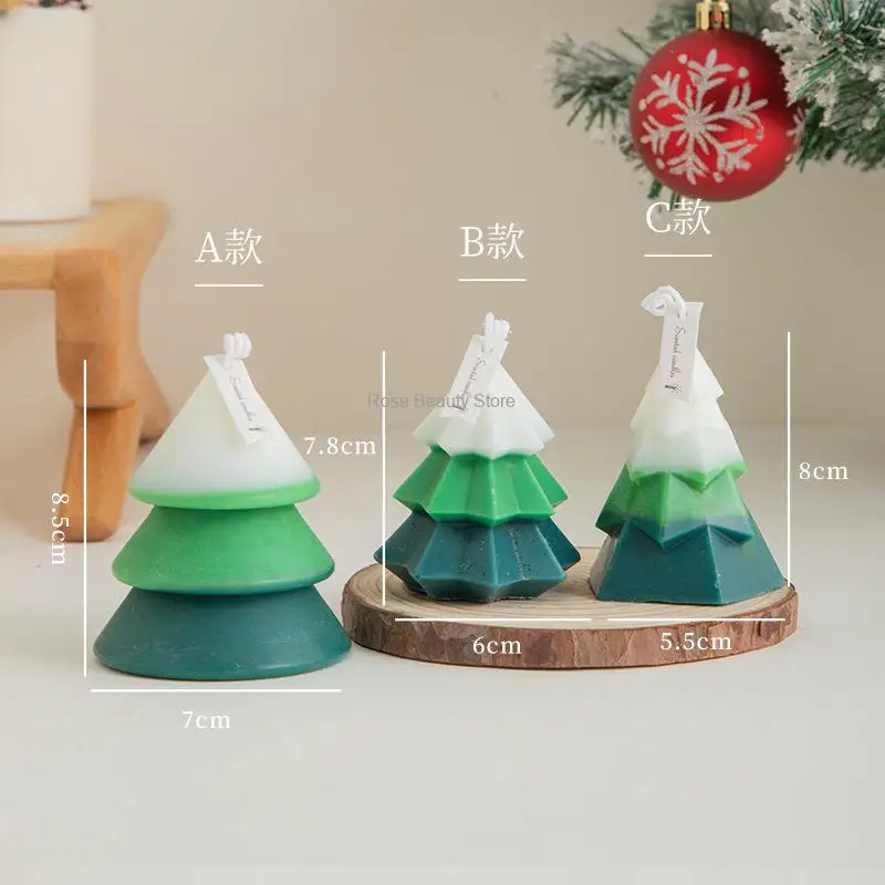 3D Рождественская елка, силиконовая форма для свечей, креативный снеговик, ароматерапия, гипсовое мыло, смола для изготовления рождественских поделок, подарки Изображение 2