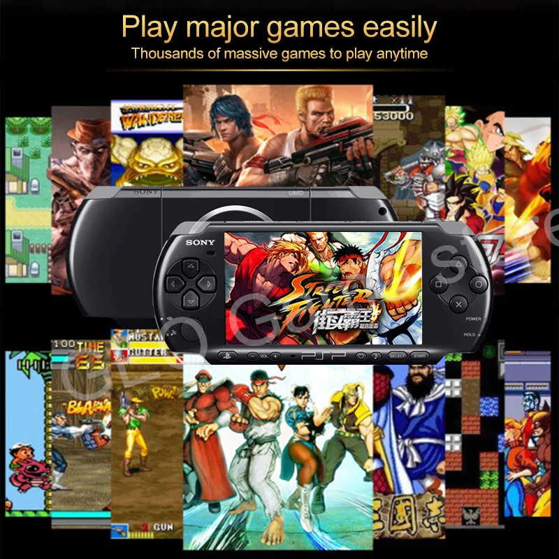 Оригинальная игровая консоль Sony PSP PSP3000, классическая детская портативная аркада Изображение 1