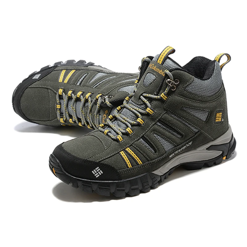 Мужские походные ботинки SALUDAS, Уличная походная обувь для горных троп, Нескользящие дышащие Мужские тактические ботинки для охоты в джунглях с высоким берцем Изображение 5