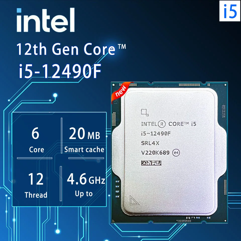 НОВЫЙ процессор Intel Core i5 12490F + материнская плата ASUS PRIME B660M-K D4 LGA 1700 64 ГБ PCIe®4.0 M.2 DDR4 HDMI® Intel 12th 13th Настольный процессор Изображение 1