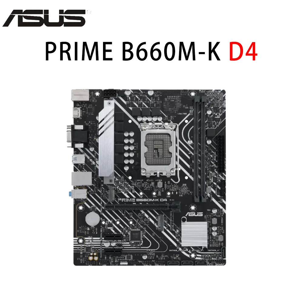 НОВЫЙ процессор Intel Core i5 12490F + материнская плата ASUS PRIME B660M-K D4 LGA 1700 64 ГБ PCIe®4.0 M.2 DDR4 HDMI® Intel 12th 13th Настольный процессор Изображение 2