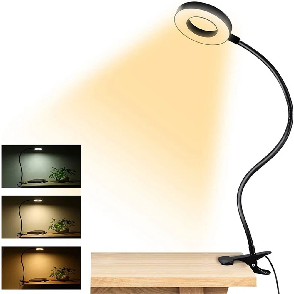Ночник с защелкой для защиты глаз Easy Clip Lamp, перезаряжаемые прикроватные лампы для спальни, домашний декор, книжный светильник, складной Портативный Изображение 0