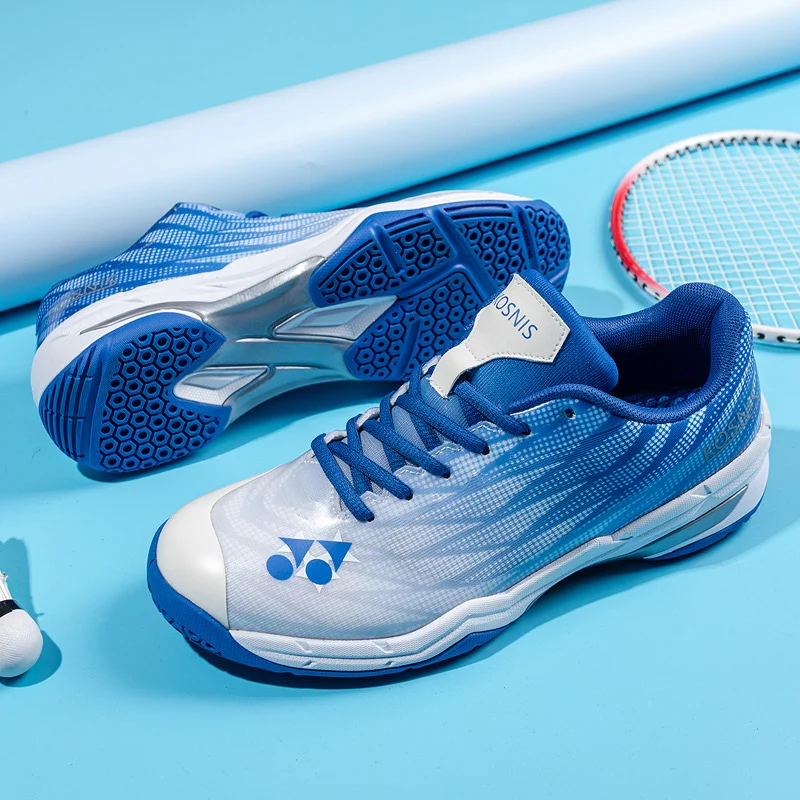 Модная повседневная удобная обувь для бадминтона, Дышащая нескользящая спортивная обувь для тенниса, мужская и женская спортивная обувь Изображение 1