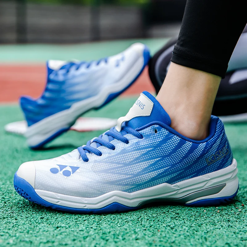 Модная повседневная удобная обувь для бадминтона, Дышащая нескользящая спортивная обувь для тенниса, мужская и женская спортивная обувь Изображение 2