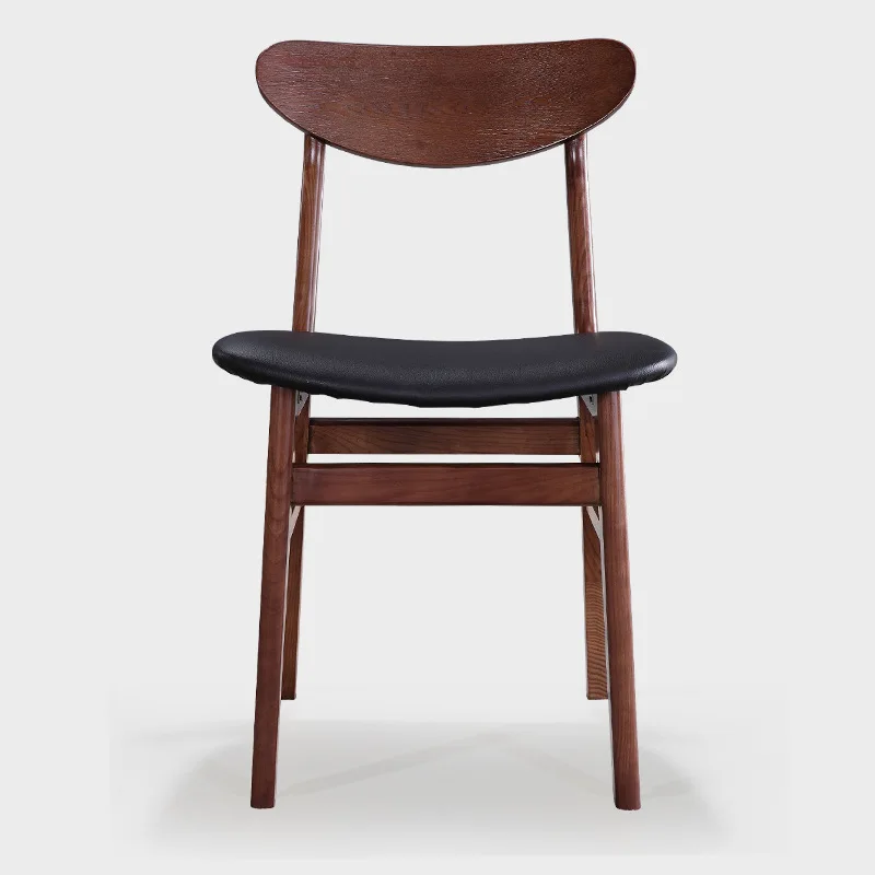 Деревянный Индивидуальный обеденный стул, комод для отдыха, Переносной Дизайнерский обеденный стул, мобильные телефоны для кафе, мебель для дома Sillas De Comedor Изображение 1