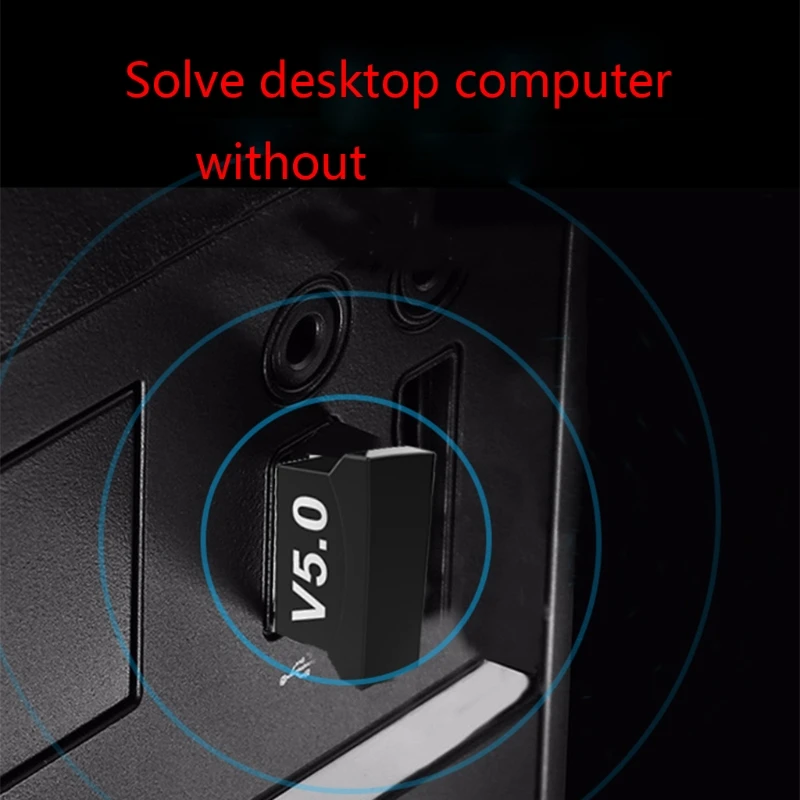 Беспроводной Bluetooth-совместимый 5.0 Адаптер для автомобильного стереомузыкального приемника AUX с громкой связью Изображение 3