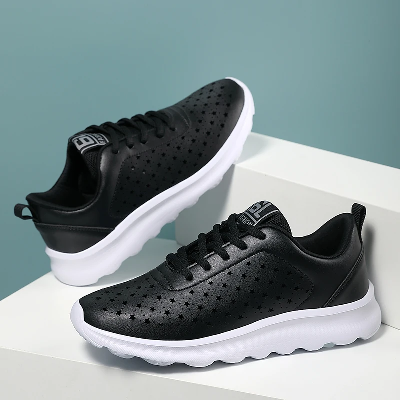Женские туфли для гольфа большого размера 35-42, легкие черные белые модные кроссовки для гольфистов для девочек, тренировочная обувь, дышащая Изображение 3