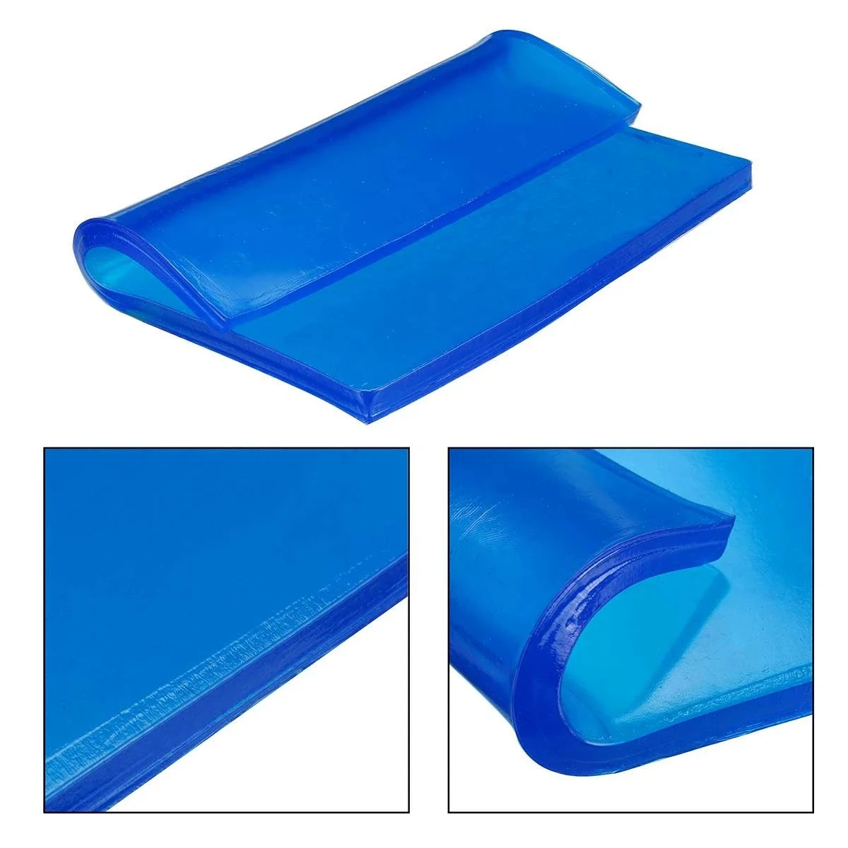 2 см Синяя Мотоциклетная Универсальная подушка для сиденья Гелевая Накладка Cool Pad Амортизирующий Коврик DIY Cut Cushion A Изображение 4