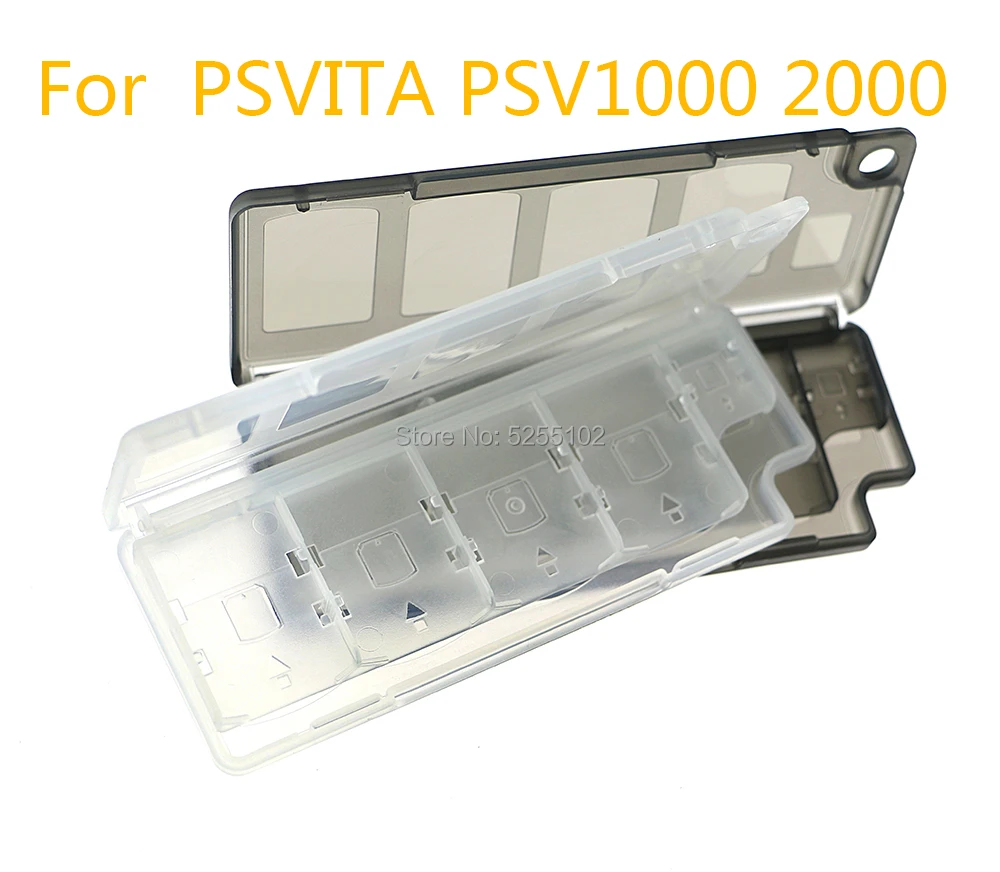 50шт 10 в 1 Материальный Ящик Для Хранения Sony PSVita PS Vita 1000 Коробка для Карт памяти PSV Чехол для игровых карт PSV1000 PSV 2000 Case Изображение 1