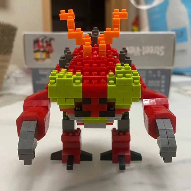 SC 5004 Аниме Digimon Tentomon Bettle Digital Monster Домашнее Животное DIY Мини Алмазные Блоки Кирпичи Строительная Игрушка Для Детей Без Коробки Изображение 2